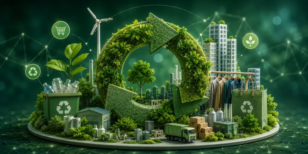 Economia circular nova tendência de negócios está mudando empresas,