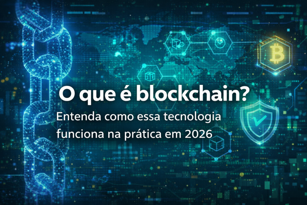 O que é blockchain e como funciona na prática em 2026 tecnologia por trás das criptomoedas como Bitcoin
