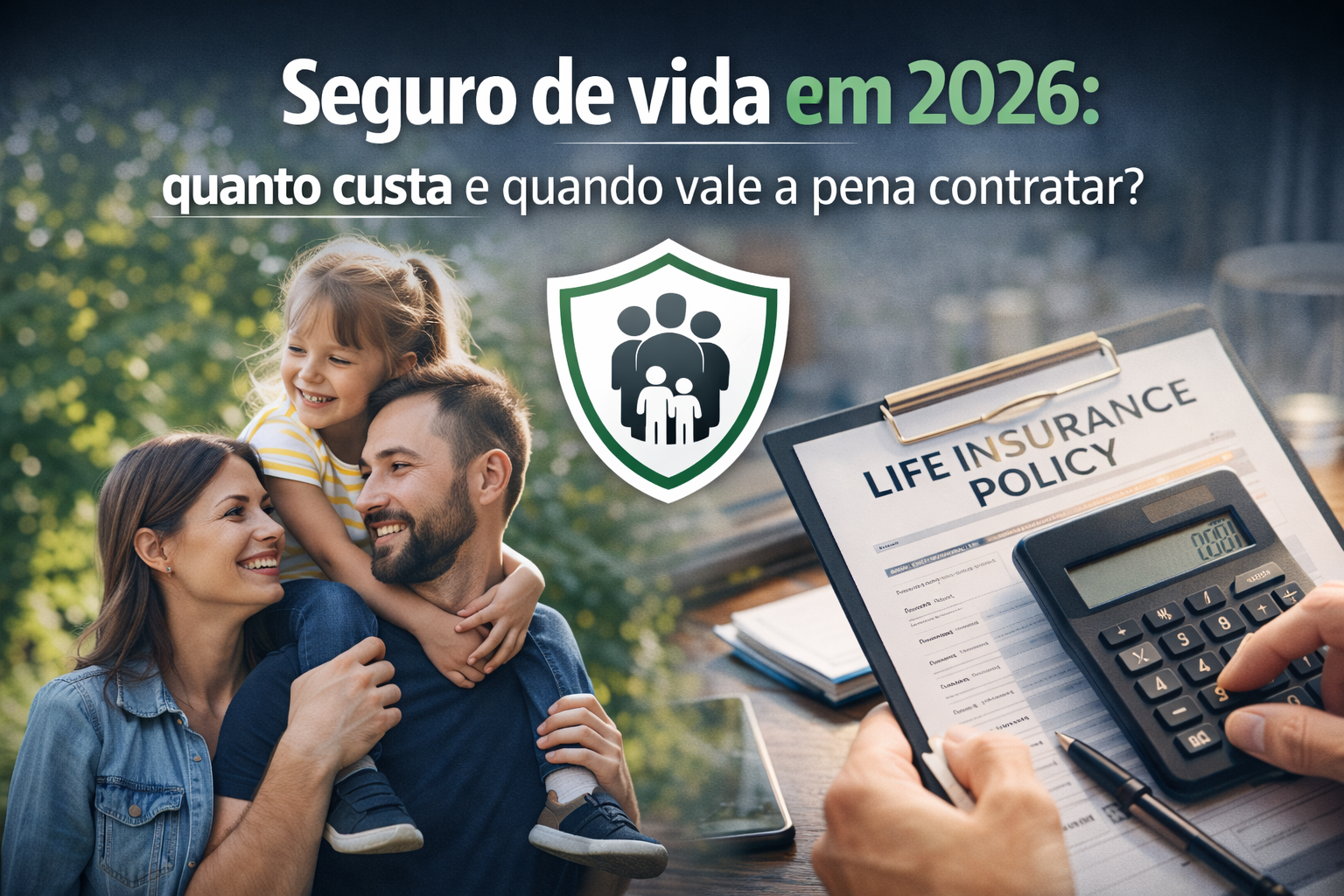 Seguro de vida em 2026 quanto custa e quando vale a pena contratar proteção financeira familiar