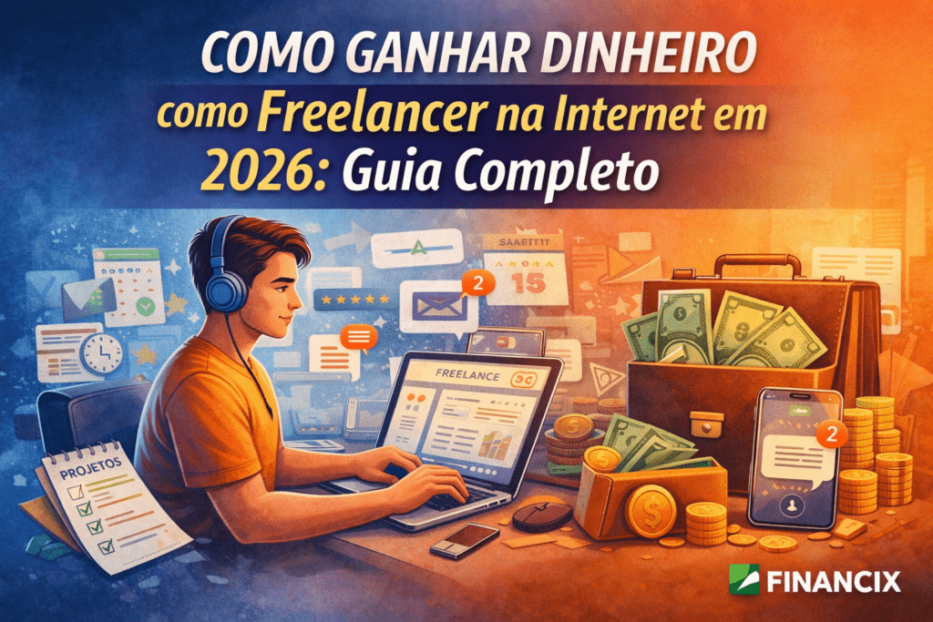 como ganhar dinheiro como freelancer na internet em 2026 guia completo trabalho online renda extra