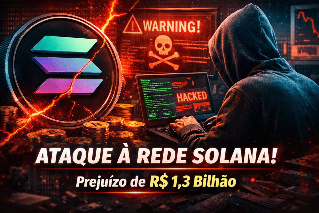 Ataque à rede Solana causa prejuízo de R$ 1,3 bilhão em criptomoedas