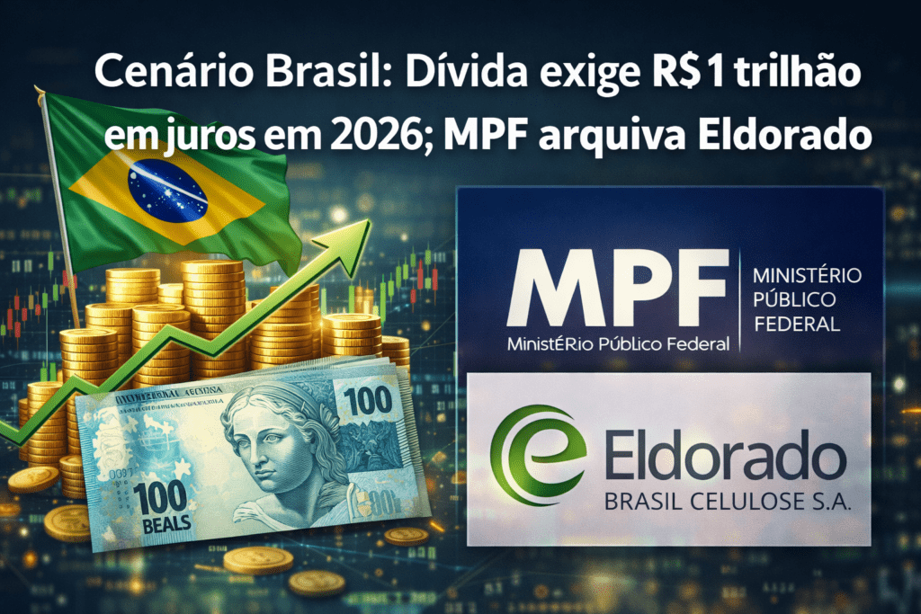 Dívida pública brasileira em 2026 pode atingir R$ 1 trilhão em juros segundo o Banco Central