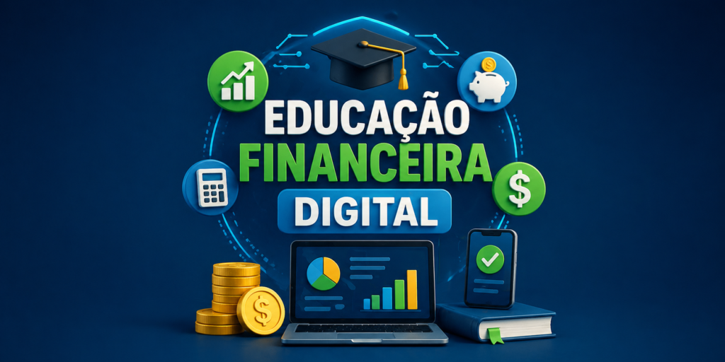 Educação financeira digital completa: conheça os 10 melhores aplicativos de finanças pessoais para controlar gastos, investir e sair do vermelho em 2026.