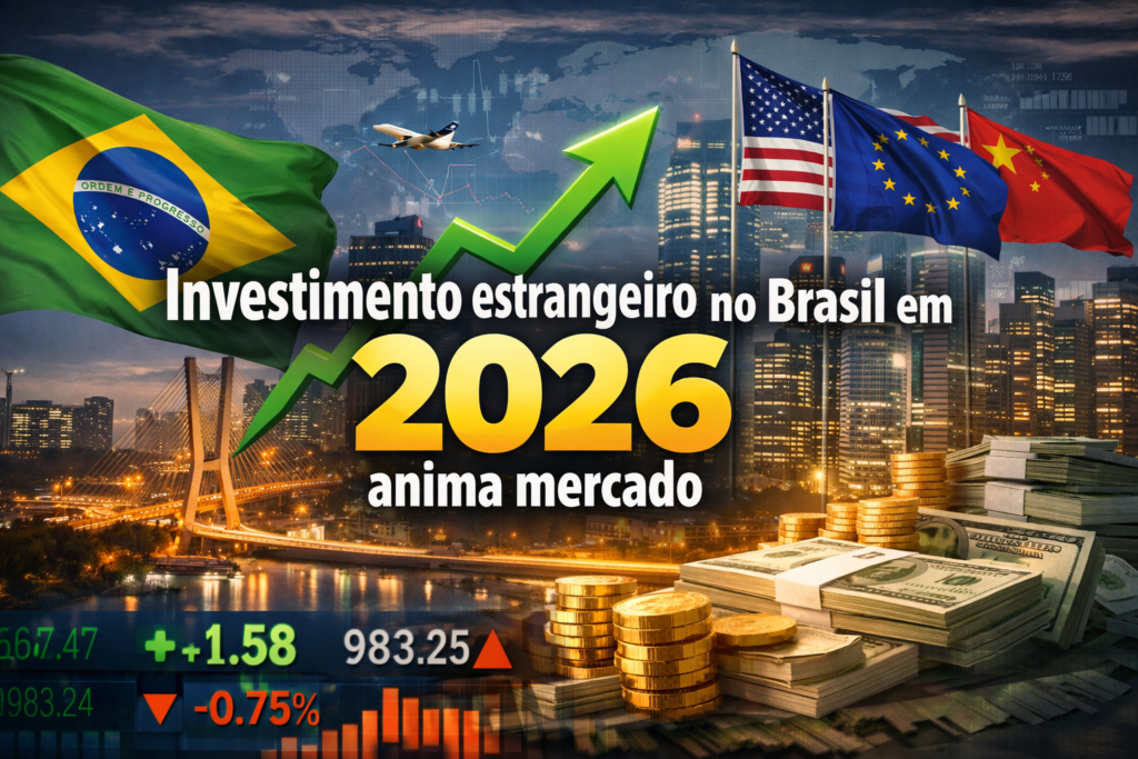 Investimento estrangeiro no Brasil em 2026