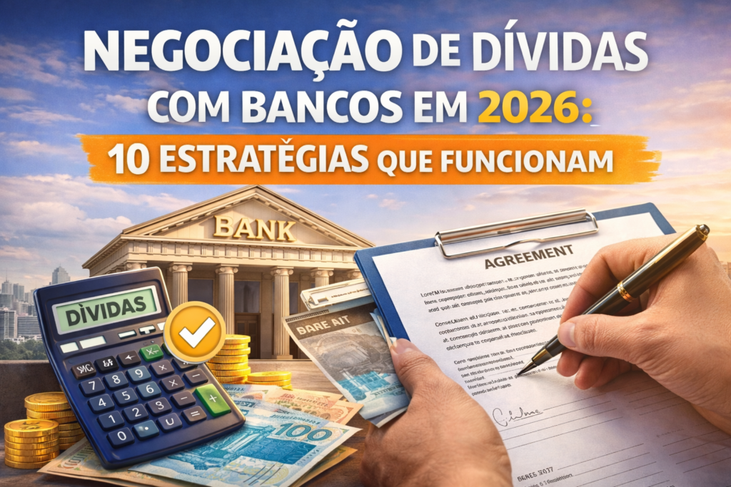Negociação de dívidas com bancos em 2026: 10 estratégias que funcionam