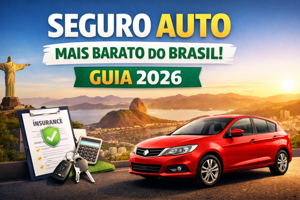 Quer o seguro auto mais barato do Brasil? Compare as 5 seguradoras com menor preço, veja os carros mais baratos de segurar e economize até 70%