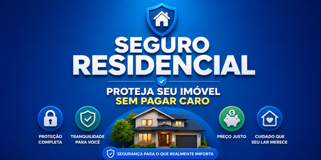 Seguro Residencial: Proteja seu imóvel sem pagar caro. Comparativo de preços, melhores coberturas e seguradoras.