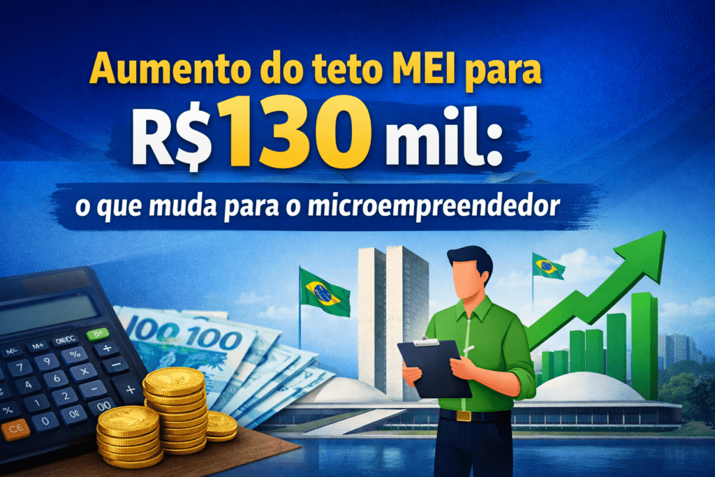 aumento do teto MEI para R$ 130 mil e impacto no faturamento do microempreendedor