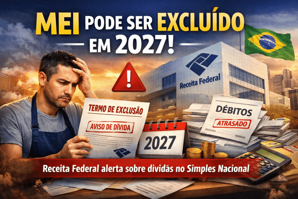 MEI exclusão 2027 por dívidas Receita Federal por dívidas