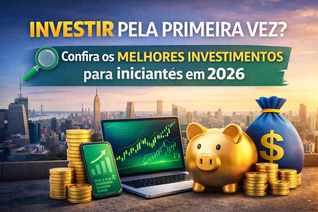 Investir pela primeira vez? Confira os melhores investimentos para iniciantes em 2026