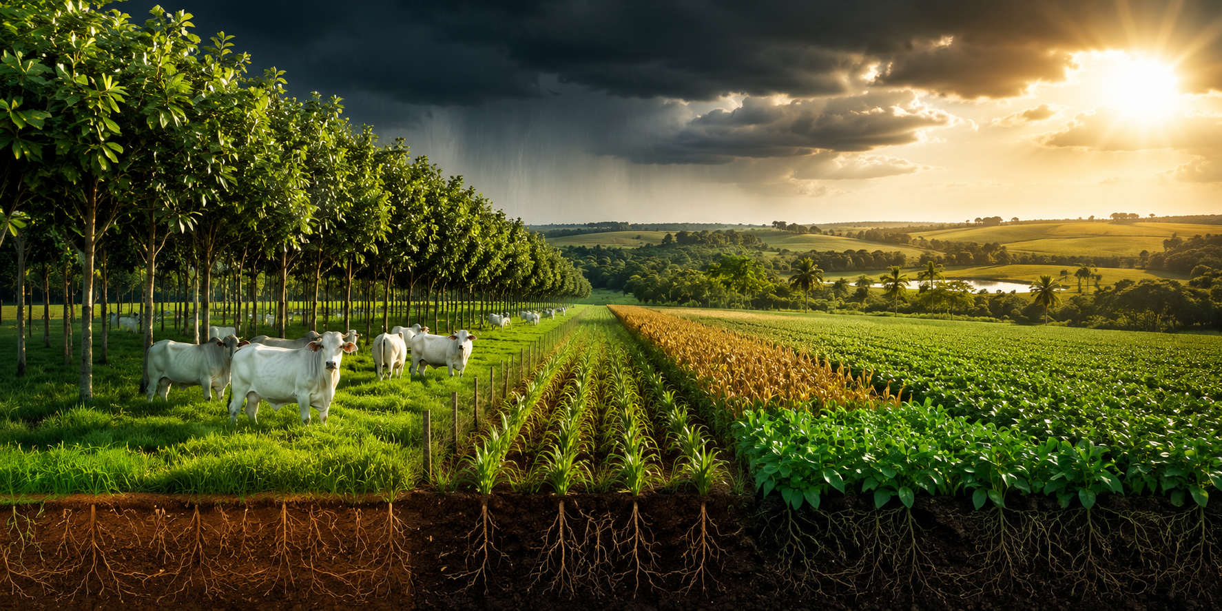 ILPF e Pecuária 777: como sistemas integrados geram resiliência financeira contra variações climáticas