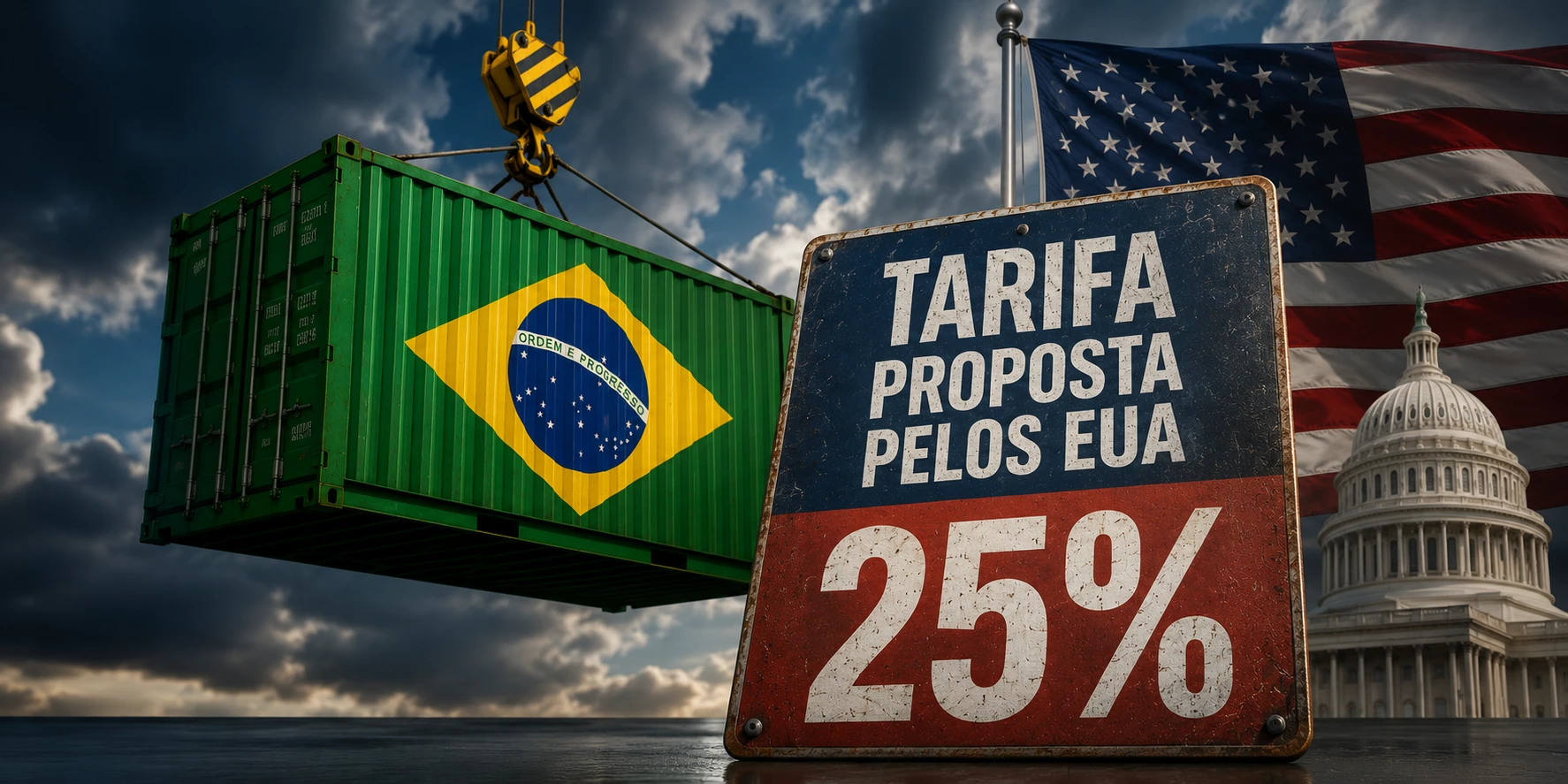 Protecionismo disfarçado de investigação EUA propõem tarifa de 25%