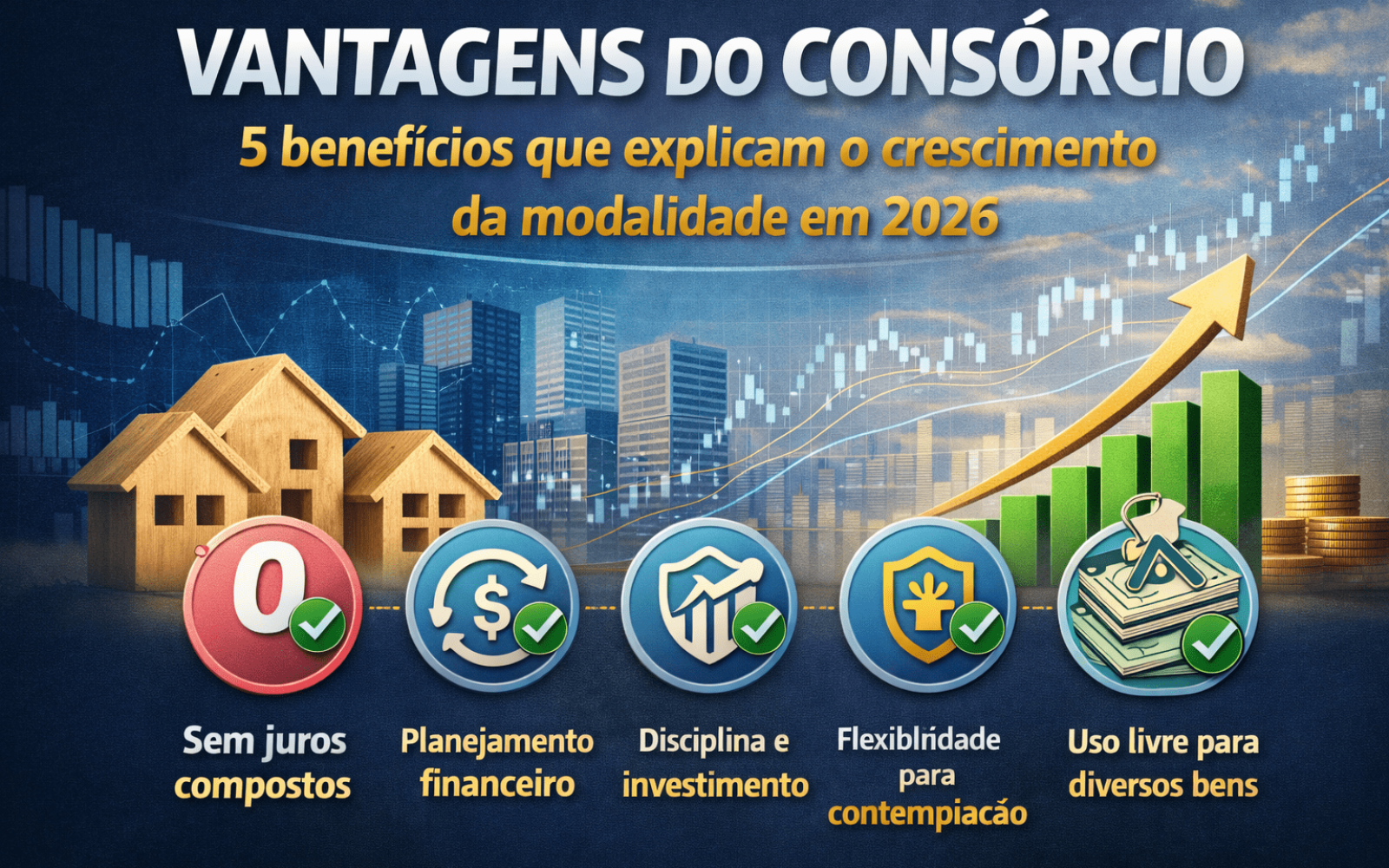 Vantagens do consórcio: 5 benefícios que explicam o crescimento da modalidade em 2026
