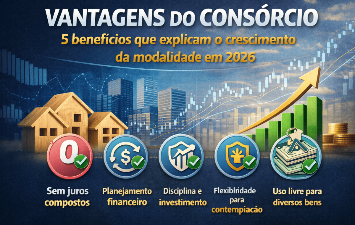 Vantagens do consórcio: 5 benefícios que explicam o crescimento da modalidade em 2026