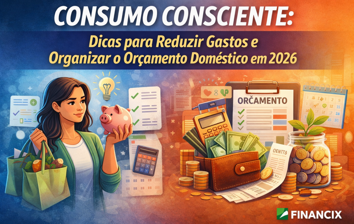 Consumo consciente: planeje como reduzir gastos, evitar desperdícios e organizar o orçamento doméstic