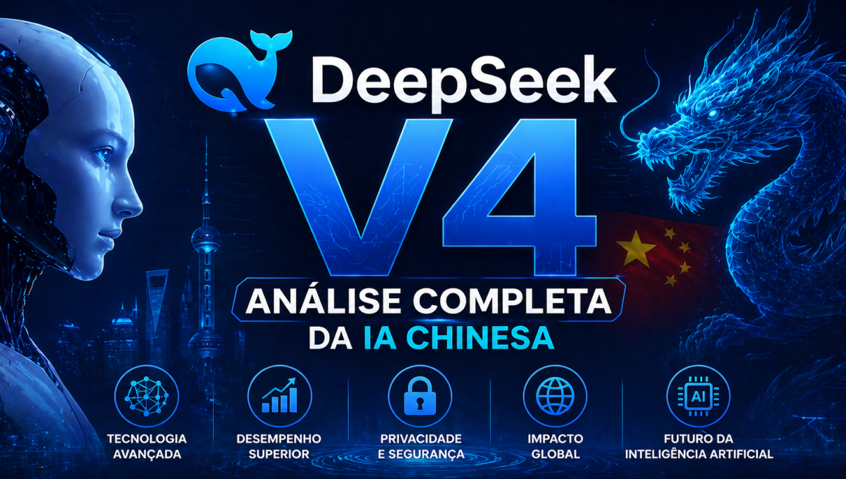 guia completo sobre o DeepSeek V4: analise da IA chinesa que rivaliza com ChatGPT.