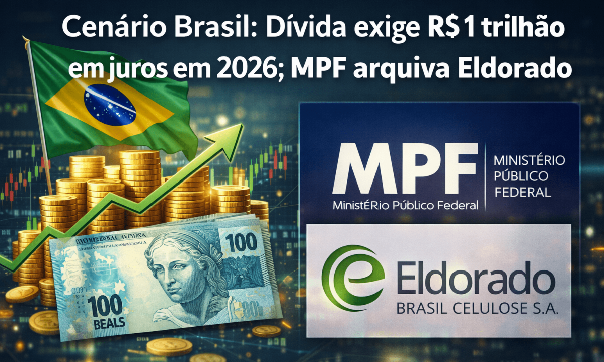 Dívida pública brasileira em 2026 pode atingir R$ 1 trilhão em juros segundo o Banco Central
