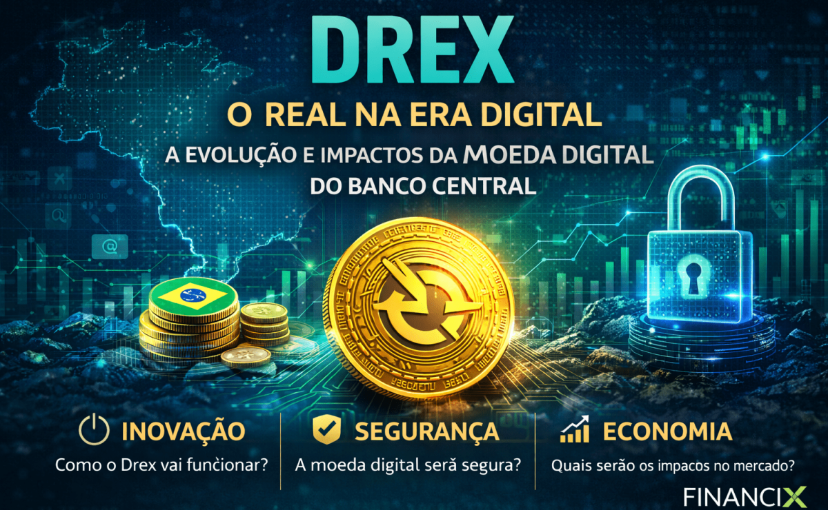 Drex: entenda a evolução do real na era digital do banco central brasileiro, seus impactos na economia, no PIX, na privacidade e no dia a dia dos cidadãos. Guia completo da equipe FinanciX.