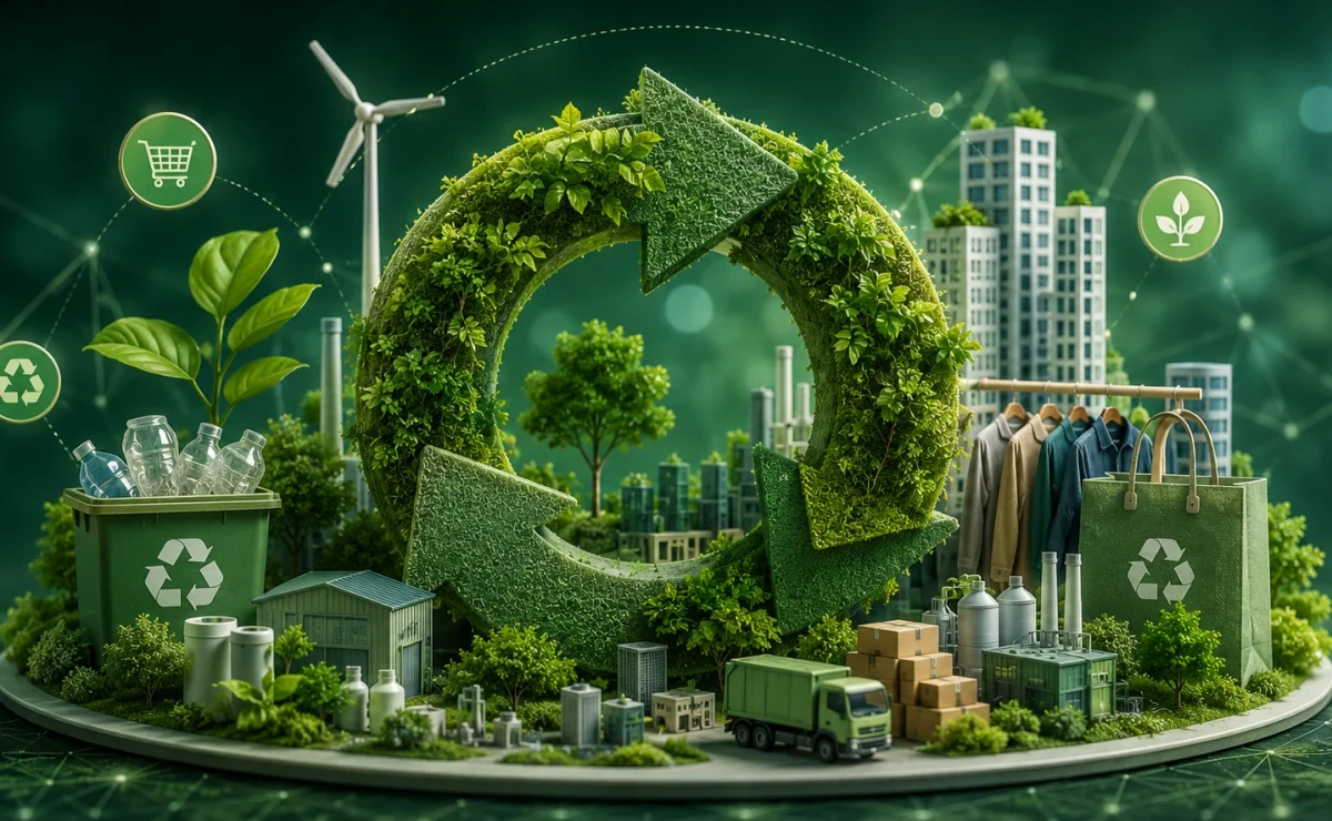 Economia circular nova tendência de negócios está mudando empresas,