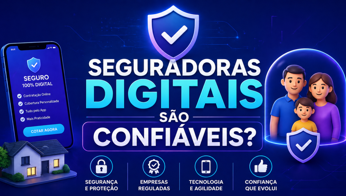 Seguradoras Digitais são Confiáveis? Guia completo sobre insurtechs no Brasil. Regulação SUSEP, segurança, vantagens e ranking das melhores.
