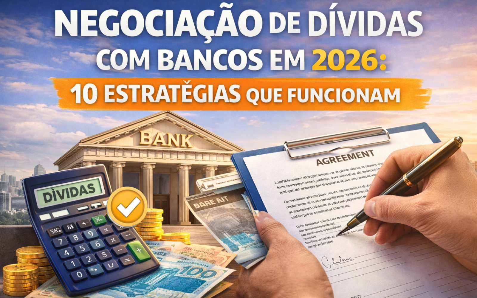 Negociação de dívidas com bancos em 2026: 10 estratégias que funcionam
