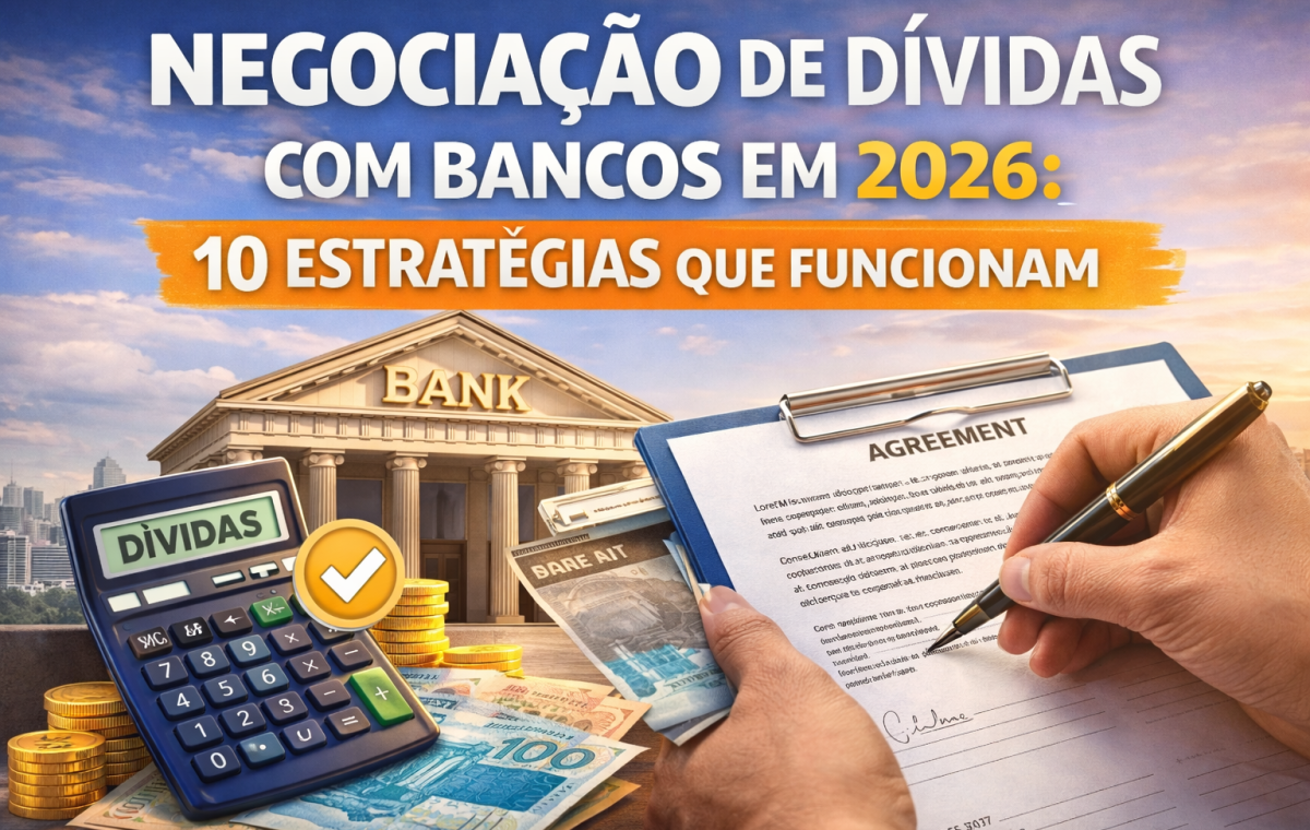Negociação de dívidas com bancos em 2026: 10 estratégias que funcionam