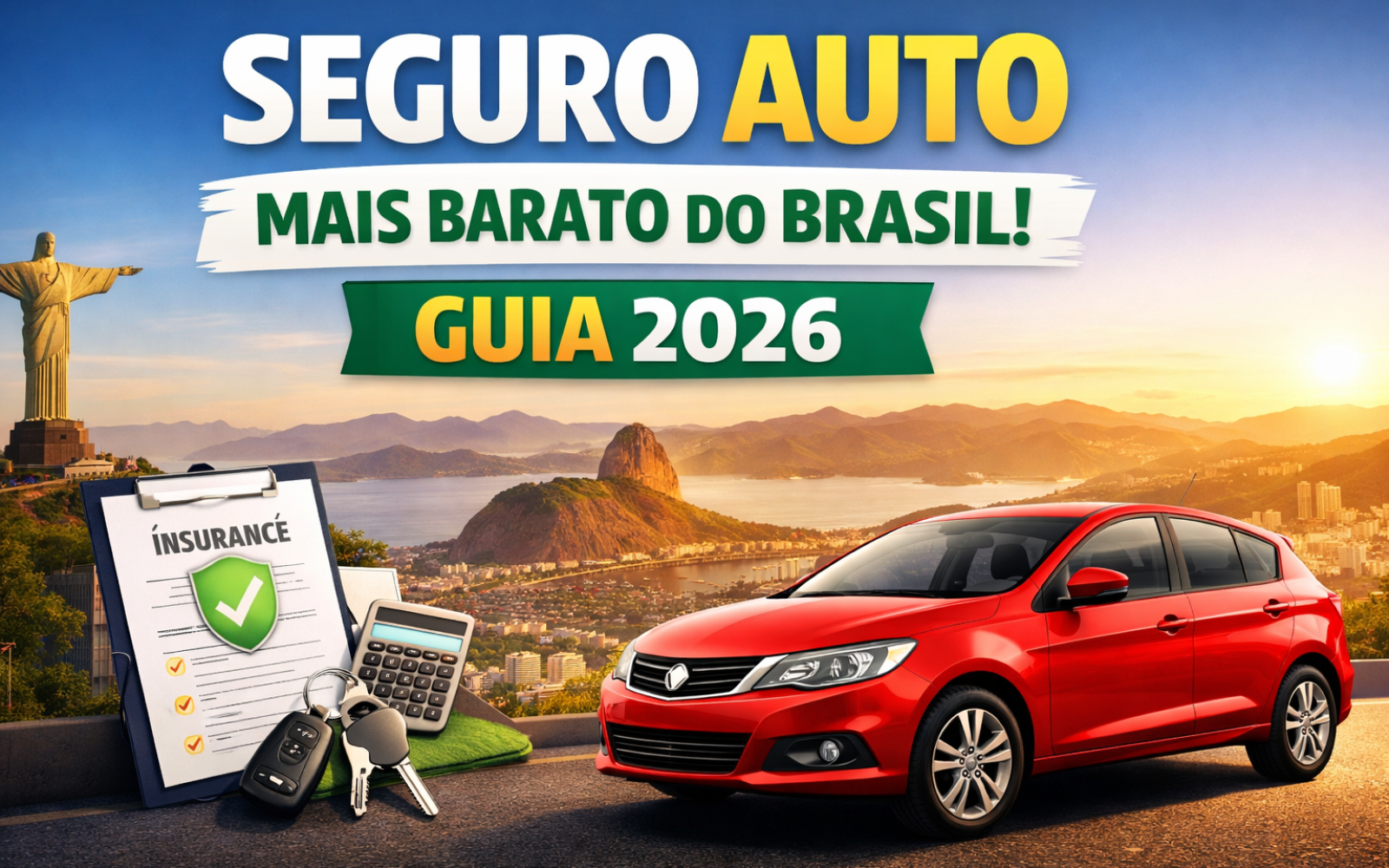 Quer o seguro auto mais barato do Brasil? Compare as 5 seguradoras com menor preço, veja os carros mais baratos de segurar e economize até 70%