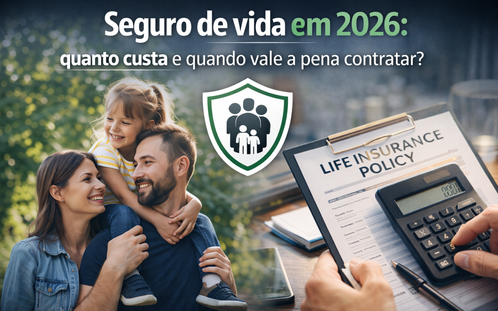 Seguro de vida em 2026 quanto custa e quando vale a pena contratar proteção financeira familiar