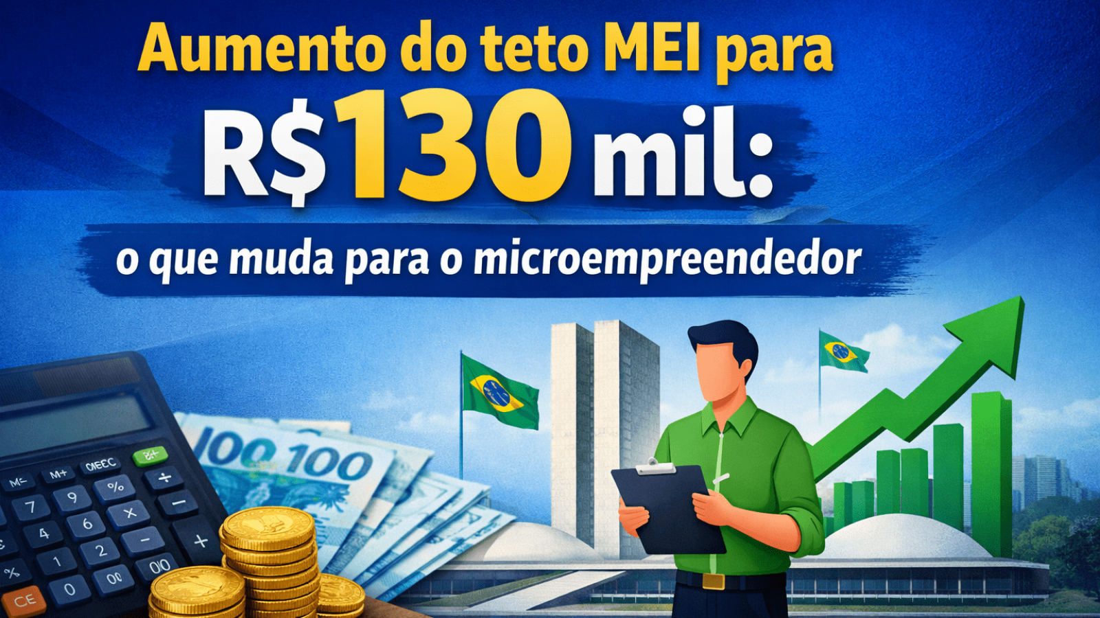 aumento do teto MEI para R$ 130 mil e impacto no faturamento do microempreendedor