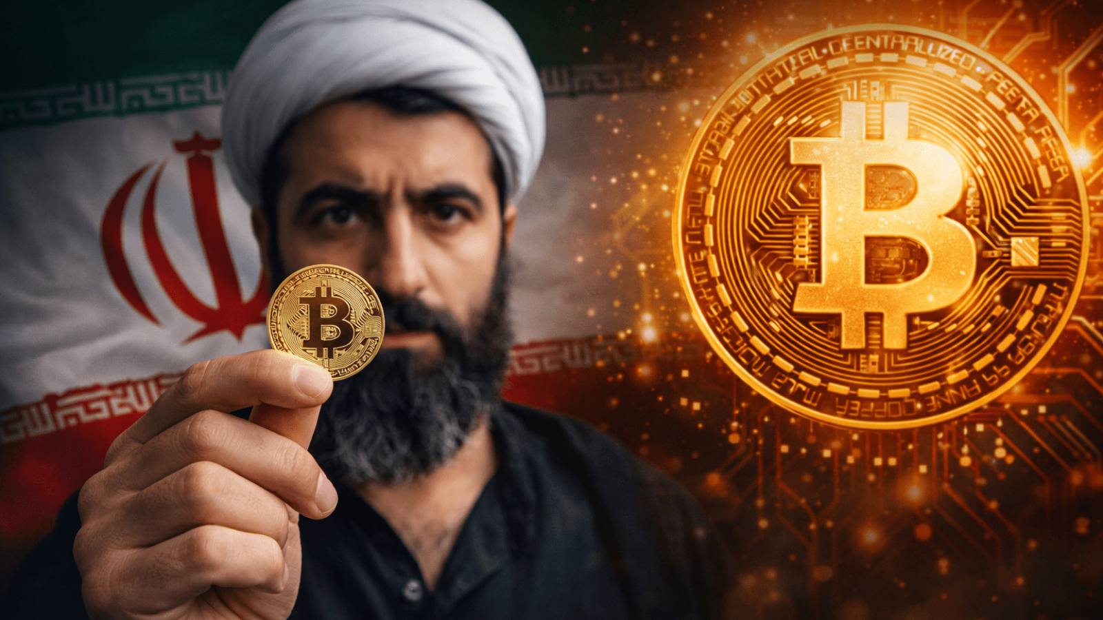 Bitcoin no Irã em 2026 sendo usado como refúgio financeiro diante da crise da moeda local e da inflação elevada no país