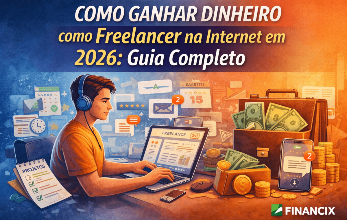 como ganhar dinheiro como freelancer na internet em 2026 guia completo trabalho online renda extra