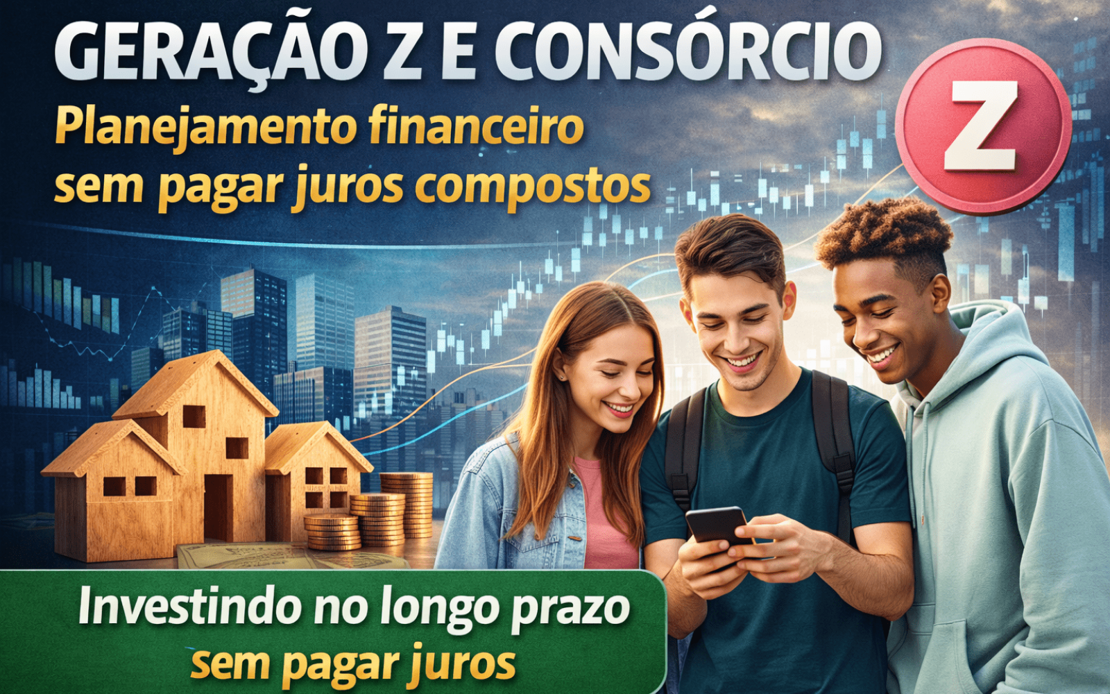 Geração Z e consórcio: jovens trocam financiamento por planejamento sem juros em 2026