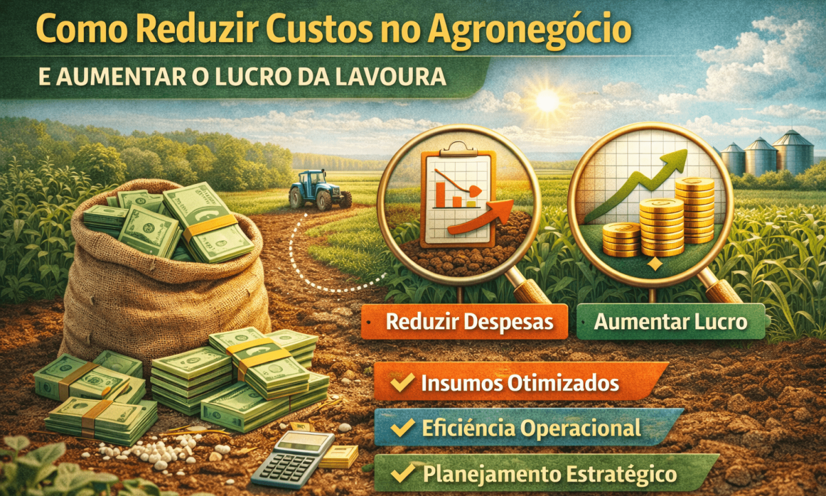 Como reduzir custos no agronegócio e aumentar o lucro da lavoura em 2026